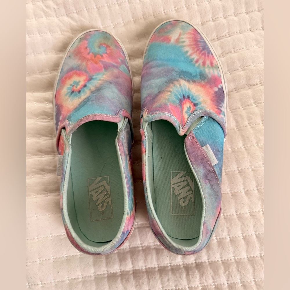 Vans Tie-Dye Sneakers - Pink, Blue, Purple